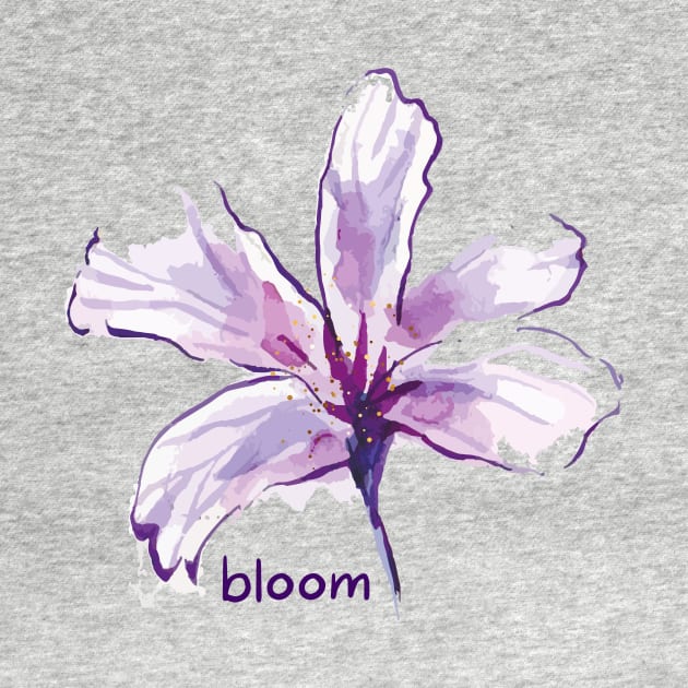 Floral Radiance: Bloom Like a Flower Inspirational by neverland-gifts